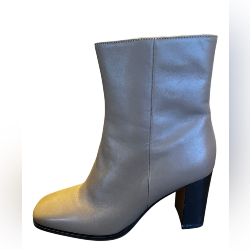 Reiss Casey Square Toe Boot Sz 39 / 8.5 in Camel color - Picture 4 of 15
